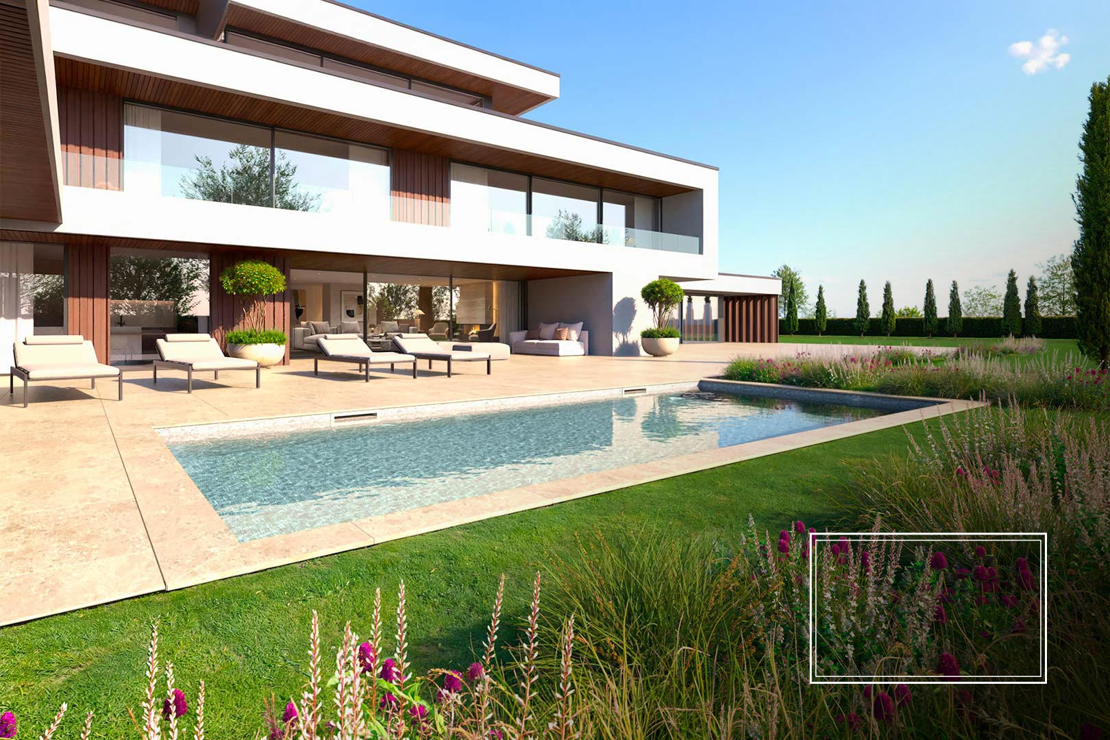 Piscina forma LINEAR